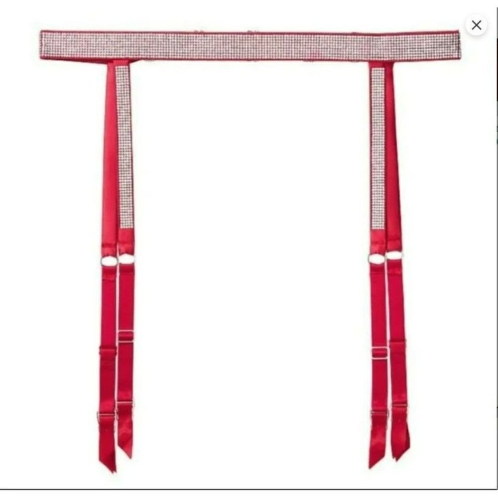 Victoria's Secret Very Sexy Shine Strap Garter Belt Suspenders XS / S‎